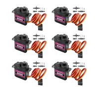 Osmond Kit de 6 Servomoteurs Micro-Type ¨¤ Engrenages M¨¦talliques pour H¨¦licopt¨¨re/Voiture/Bateau RC