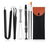 Osmond Kit D'Outil de Retrait de Clavier Tauleur de Touche, Tireur D'Interrupteur, Stylo de Lubrification, Brosse de Nettoyage à Quatre Mâchoires et Tireur de Touche