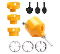 Osmond Kit D'Outils de Plomberie avec Foret Étagé pour Filetage de Tuyaux et Outil D'Expansion pour Tuyaux D'Eau en PVC pour Réparation de Plomberie.