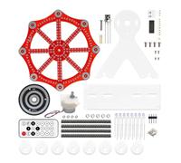 Osmond Kit ¨¦lectronique DIY Kit de Pratique de Projet de Soudure Clignotant ¨¤ Roue de Gratte-Ciel Rotative ¨¤ LED 10 Types de Modes Clignotants ¨¤ Distance