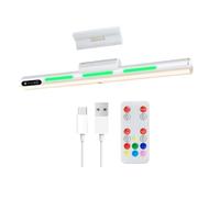 Osmond Lampe Magnétique Barre Lumineuse Magnétique Touch Control Lampe de Cabinet Tactile Rechargeable Lampe D'Ambiance RVB Ajustable en Couleur, Luminosité et Angle de Maquillage