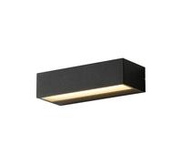 Osmond Lampe Murale Encastrée Extérieure Étanche pour Jardin, Véranda, Enseigne D'Éclairage Extérieur Mural, Lampe de Chevet Murale 30 cm Noir-18 W
