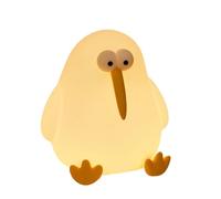 Osmond Lampe Rechargeable Dimmable en Forme de Kiwi Moelleux pour Nursery en Silicone, Veilleuse Animale Amusante et D¨¦corative pour Enfants en Bas ?ge.