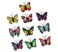 Osmond Lot de 10 papillons magnétiques 3D pour réfrigérateur, décoration murale