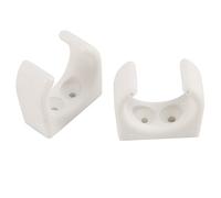 Osmond Lot de 2 crochets en nylon pour échelle de bateau de taille 3,8 cm de diamètre par lot d'accessoires marins UV pour yacht, blanc
