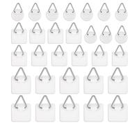 Osmond Lot de 30 Crochets Adhésifs pour Tableaux, Sans Clous, pour Suspendre des Tableaux.