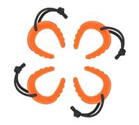 Osmond Lot de 4 Butées de Porte pour Premiers Intervenants, Butoir de Porte pour Forces de L'Ordre, Médicaux D'Urgence, Butées de Porte en Coin Orange