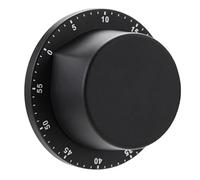 Osmond Minuteur de Cuisine avec Base Magnétique, Horloge de Cuisine, Compte à Rebours, Minuteur D'Étude et de Fitness - Noir
