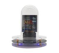 Osmond Mise à Niveau Bitcoin RVB Tube Numérique Horloge Réveil Smart WiFi Réseau LED IPS Écran Couleur Tube Numérique DIY
