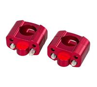 Osmond Modification de Motocross et de Voitures de Rue 2 Pack CNC 28 mm Guide de Guidon Adaptateur de Pince avec Dispositif de Code avec Dispositif de Code