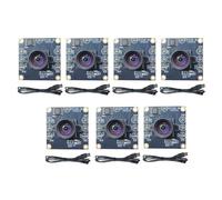 Osmond Module de Caméra 7PCS 100 Degrés 1MP OV9732 1280x720 USB avec Mise au Point Manuelle et Câble de 2 Mètres pour WinXP/7/8/10