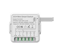 Osmond Module de Commutation de Relais WiFi 10A 3/4 Canaux AC100-240V Fonctionne avec le Module de Commutation Intelligent Home Mini