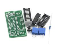 Osmond Module Indicateur de Capacité de Batterie LM3914 Testeur de Niveau de Puissance 10 Segments Lithium 3,7V Batterie 12V Module Indicateur de Capacité LED Kits DIY