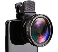 Osmond Objectif fisheye pour téléphone, 0,45 x avec objectif d'appareil photo HD, objectif macro, objectif grand angle pour appareil photo de téléphone portable