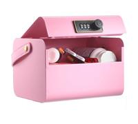 Osmond Piggy Bicgy for Kids with Combination Code for Office, Home, School for Phone/Medicine Safe/Food Home/Pink