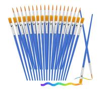 Osmond Pinceaux en Vrac Poils de Nylon Pinceaux pour Enfants et Adultes Acrylique et