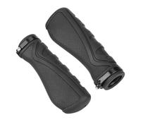 Osmond Poignées Antidérapantes Absorbantes de 22 mm Noires pour Vélo de Montagne avec Anneaux de Verrouillage Poignées Durables