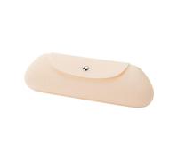Osmond Porte-pinceaux de maquillage de voyage en silicone : doux et portable pour pinceaux de , couleur crème