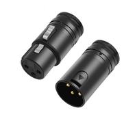Osmond Prise XLR pour Micro à Souder, Adaptateur de Soudure pour Microphone 3 Broches, Fiche de Câble pour Microphone XLR