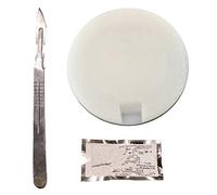 Osmond Raquette de Tennis de Table AssembléE Machine de DéCoupe Outil de Bricolage Rotatif Plate-Forme de Coupe Accessoires en Caoutchouc de -Pong, 1 Ensemble