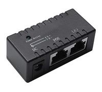 Osmond Répartiteur Poe répartiteur pour injecteur Poe Rj45 DC 5,5 mm x 2,1 mm pour caméra réseau IP (noir)