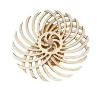 Osmond Sculpture Rétro Dynamique Faite à la Main, Décoration Murale Dynamique, Moulin à Vent en Bois, Statue Inversée pour Salon, Décoration de C