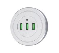 Osmond Splateur de Données Splitter à 3 Ports USB Hub Chargeur de Bureau Station de Charge Intégrée pour Les Téléphones Mobiles Organisateur de Bureau