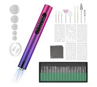 Osmond Stylo de Gravure Mini DIY avec 44 Embouts, Rechargeable par USB, pour Métaux, Bois et Verre.