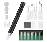 Osmond Stylo Gravure Électrique Rechargeable USB Sans pour Métal, Bois, Verre et Plastique