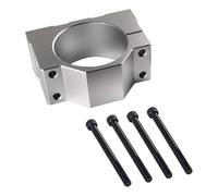 Osmond Support de Moteur de Serrage de Broche de 65 mm, Support de Serrage en Aluminium avec 4 Vis pour Support de de Moteur de Machine de Gravure CNC