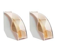 Osmond Support de Papier de Filtre à Café en Forme de Ventilateur en Solution de Boîte de Rangement Blanc Étanche à Poussière