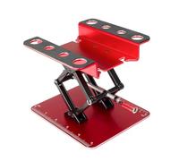 Osmond Support de R¨¦paration de Voiture RC en M¨¦tal, Plate-Forme D'Assemblage R¨¦glable en Hauteur pour Voiture RC ¨¤ L'¨¦Chelle 1/8, 1/10 et 1/14, Rouge.