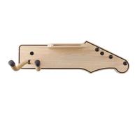 Osmond Support Mural en Bois pour Guitare avec Support pour pour Guitares Acoustiques ou Électriques, Ukulélé, Basse Style 1