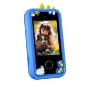 Osmond T¨¦l¨¦Phone Intelligent pour Enfants, ¨¦ducatifs, Lecteur Musical MP3 avec Double Appareil Photo Selfie, ¨¦Cran Tactile, Jouet d'apprentissage avec Carte 32 Go, Cadeaux