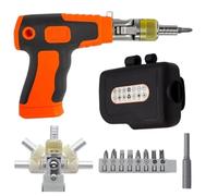 Osmond Tournevis à Cliquet à Angle Réglable à 180 Degrés Kit de Réparation D'Outils Électroniques et Informatiques Écrou Ergonomique