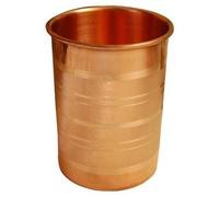 OSNICA Lot de 4 verres à eau en cuivre pour guérison ayurvédique Moscow Mule - 350 ml (Style 01)
