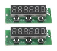 OSNIYAW 0-999999 6 Module Compteur Numérique 5V Indicateur LED Rouge Ajouter Soustraire Fonction Stockage Sauvegarde Automatique des Données Stockage Module de Comptage pour Équipement de Laboratoire