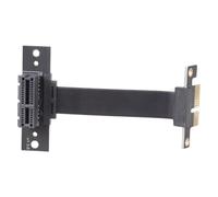 OSNIYAW 1 câble d'extension rapide PCIE3.0, le transfert de données à bande passante complète pour les réseaux graphiques et les cartes son, prend en charge les câbles de refroidissement
