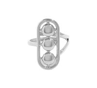 OSNIYAW Bague minimaliste ouverte en acier inoxydable avec blocage de couleur, ajustement confortable, One Size, Comme décrit, Comme décrit.