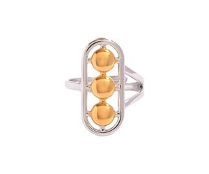 OSNIYAW Bague minimaliste ouverte en acier inoxydable avec blocage de couleur, ajustement confortable, One Size, Comme décrit, Comme décrit.