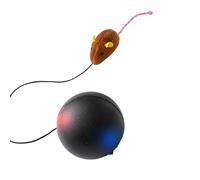 OSNIYAW Balle électrique pour animaux de compagnie avec roulement automatique pour chats, enrichissement d'intérieur, compagnon, ami, chaton, taquinerie, jouet électrique pour chats roulants
