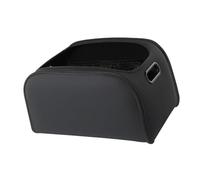 OSNIYAW Boîte de rangement de voiture de qualité supérieure en cuir pour dossier de siège avant avec design spacieux et cadre en EVA solide avec couvercle