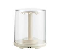 OSNIYAW Boîte de rangement rotative pour figurines d'action, peluches, organiseur de vitrine de protection transparent, boîtier rotatif, boîte d'affichage de musique avec couvercles transparents