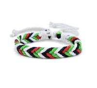 OSNIYAW Bracelet tendance du Moyen-Orient en coton mélangé tissé à la main Accessoire d'inspiration arabe pour fête ethnique en coton, taille unique, Comme décrit