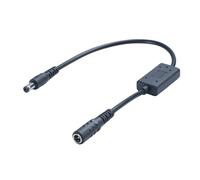 OSNIYAW Câble d'alimentation 5,5 x 2,1 mm CC 5 V-25 V vers 5 V avec protections contre les surintensités pour alimentation mobile extérieure, moniteur de caméra, câble abaisseur