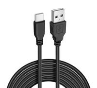 OSNIYAW Câble De Chargement USB Type C Long 11 5 Pieds Alimentation 5V pour Systèmes Sécurité Dashcams Ventilateur Cordon d'alimentation USB Câble Type À Angle Droit pour Ventilateur