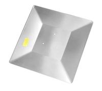OSNIYAW Capuchons en aluminium résistants aux intempéries, résistants à la chaleur, protection lourde pour les radiateurs pyramidaux extérieurs, blocage de la saleté, couvercle chauffant résistant à