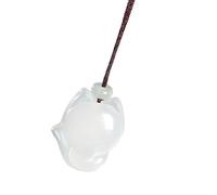 OSNIYAW Collier élégant avec pendentif en calcédoine naturelle raffinée en pierre naturelle pour accessoires quotidiens bijoux spirituels cadeau, One Size, Comme décrit, Comme décrit.