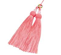 OSNIYAW Élégant pendentif double gland pour marque-pages, accessoires de fabrication de bijoux, franges en soie polyester pour un usage quotidien