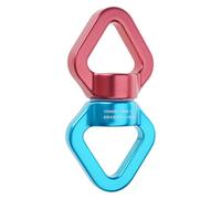 OSNIYAW Émerillons pivotants en alliage d'aluminium 30 kN, triangulaire, rotation à 360 degrés, connecteurs rotatifs pour hamac, pilates, hamac, connecteurs rotatifs